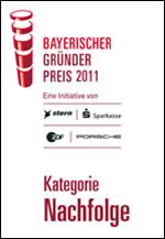 BAYERISCHER GRÜNDERPREIS 2011 Bayerischer Gründerpreis in der Kategorie Nachfolge 26.