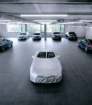 Kulissen der Marke BMW zu fotografieren