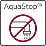 im Verbrauch AquaStop für eine lebenslange Garantie gegen Wasserschäden Schützt empfindliche Gläser durch