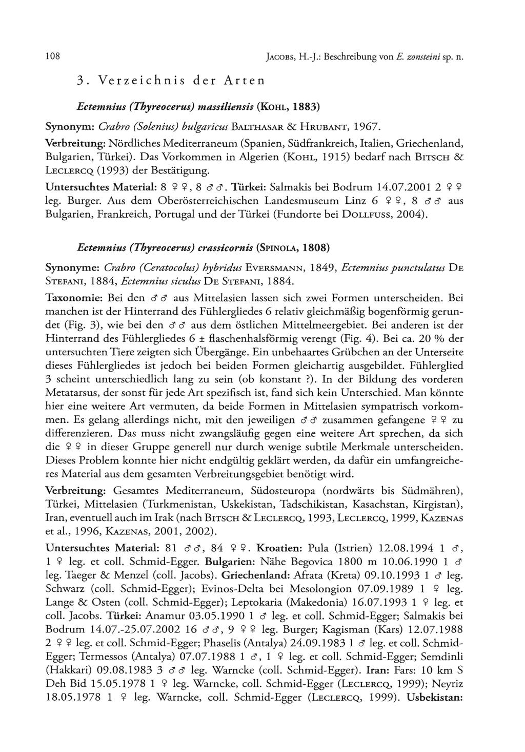 108 Jacobs, H.-J.: Beschreibung von E. zonsteini sp. n. 3.