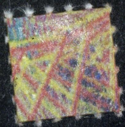 4. Als LSD zur Analyse abgegeben Tatsächliche Inhaltsstoffe der verschiedenen Proben Logo: siehe Foto Rückseite: - Farbe: bunt