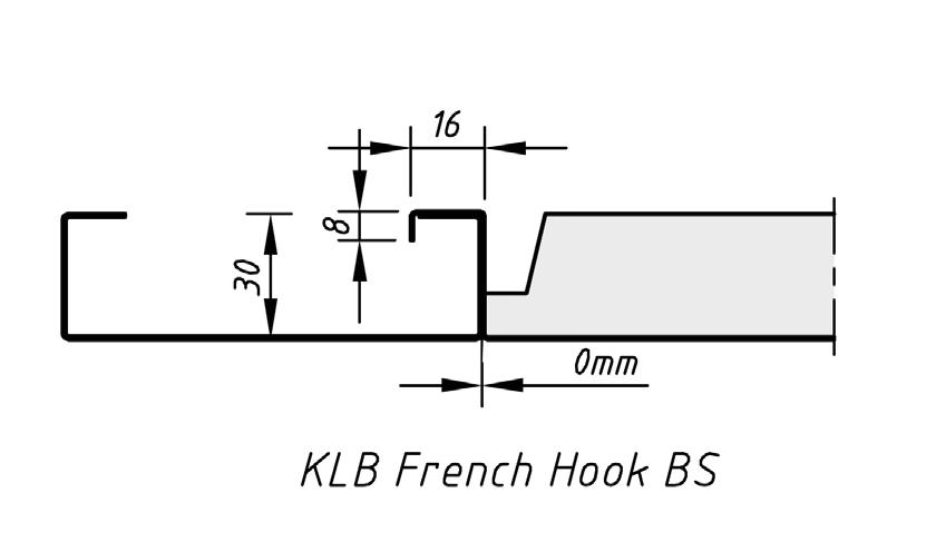 020) Kopkant met French Hook (30 minuten brandstabil volgens NBN