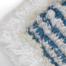 2% nach der ersten Wäsche Durch das spezielle Tuftingverfahren werden die Schlingen besonders fest im Deckblattgewebe verankert. Neu an diesem Mopp ist, dass er 4 verschiedene Garnmischungen enthält.