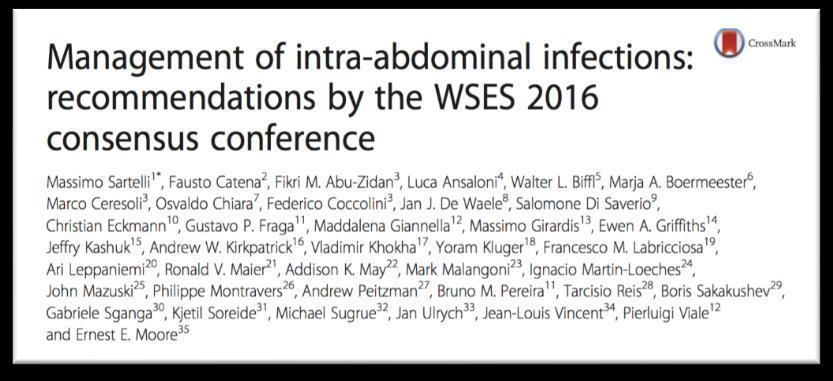 DCS Strategie bei sekundärer Peritonitis. [Sartelli et al.