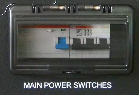 Motortemperatur Generator: Unter/Überspannung, Überlast, Leistungsschutzschalter 3-polig