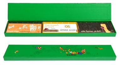BOXEN SINGLE, DUO und TRIO Perfekt für Ihre individuell gestaltete Schokolade (s.