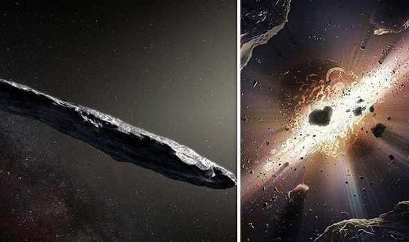 Von Kometen weiß man, daß sie aus Eis und Gestein bestehen.