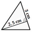 A = 3 cm, cm = 3,7 cm A = (4 cm +, cm)