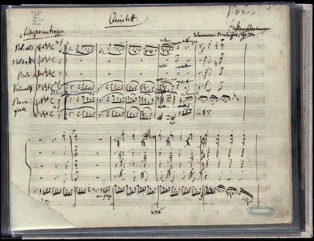 Abb. 3: Partiturautograph (Library of Congress, Washington D. C.) nachträglichen Änderung durch den Komponisten.