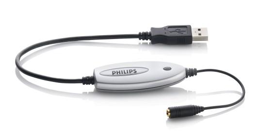 leisem Soundausgang, kompaktes Design, USB 2.0 kompatibel, Kabellängen 30+9 cm. Optionales Zubehör: Stereokopfhörer LFH 334, LFH 2236 oder die Monokopfhörer LFH 232 und LFH 234.