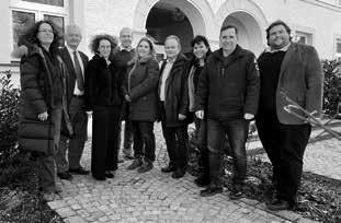 Angelika Kühlewein, Dr.Robert Kühlewein, Dr. Salvador Lauerwald, Auf dem Foto von links: Der neue Vorstand: Brian Sitzberger, Peter Benthues, Dr.