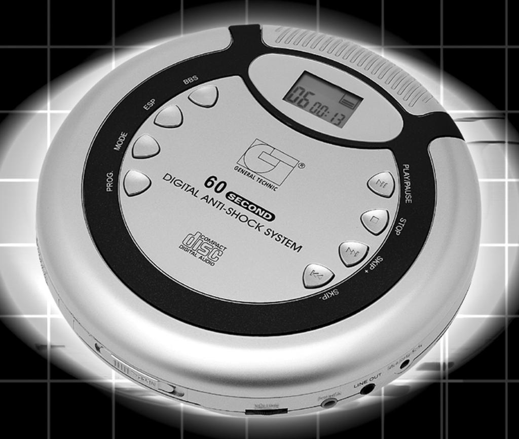 TRAGBARER CD-PLAYER Über dieses Gerät Ihr tragbarer CD-Player spielt normale Audio-CDs, CD-Rs und CD-RWs.