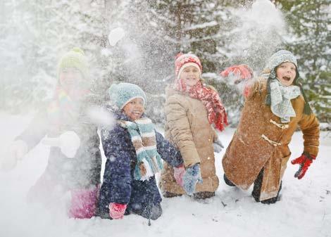 12-2018 IHK-REPORT AKTUELLES 5 Ausstellung IHK-Malwettbewerb Winter daheim Wo treffen sich Kinder in der kalten Jahreszeit zum Spielen?