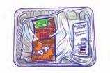 MILCH UND FLEISCH Fleisch Oft handelt es sich bei solchen Verpackungen um einen Verbund mehrerer Kunststoffe, sodass das Trennen und Recycling nicht möglich ist.