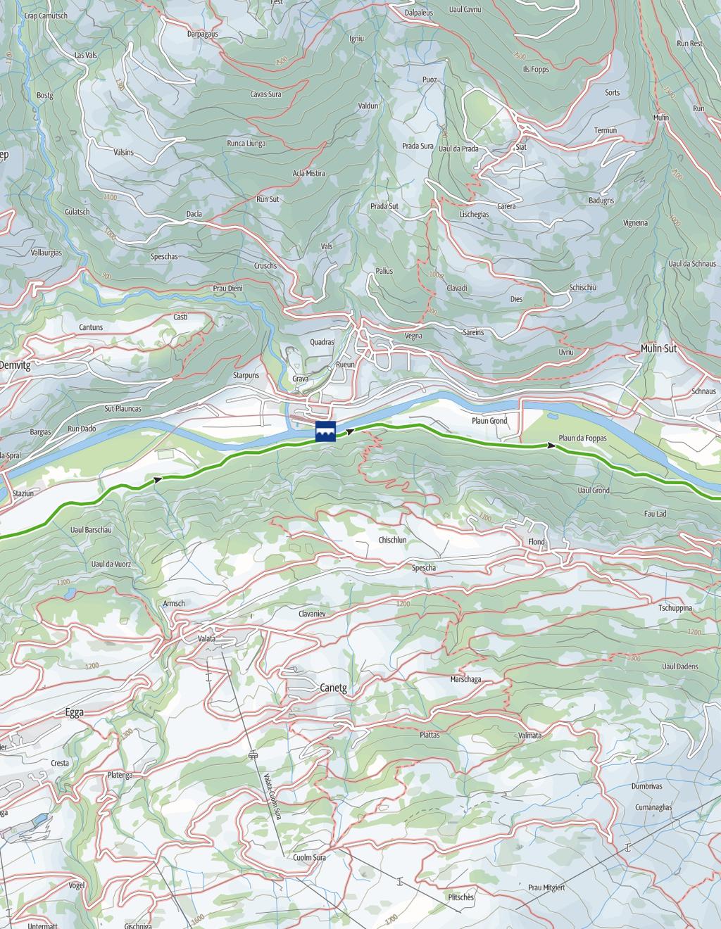 18,2km 4:45Std 17m 164m Kartengrundlagen: outdooractive Kartografie; OpenStreetMap: OpenStreetMap