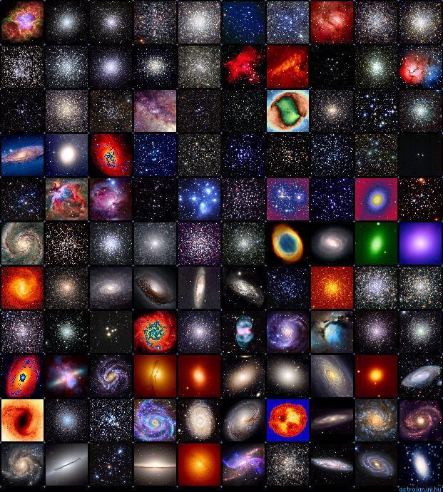 Messier Katalog 1784 / Objekte: Kugelsternhaufen Offene
