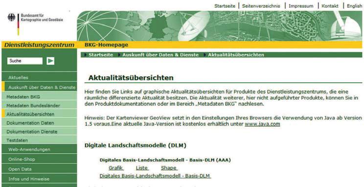 Fachliche Betrachtung amtlicher Geobasisdaten und