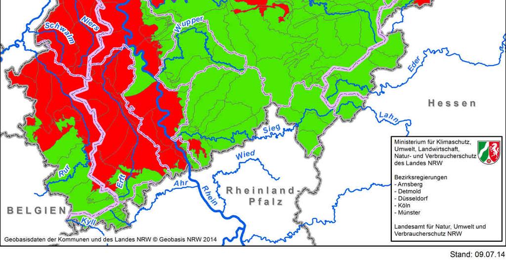 3. Monitoringergebnisse der Grundwasserkörper in NRW - Chemischer Zustand, gesamt (2.