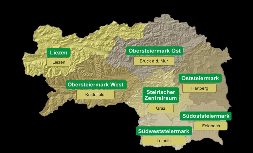 Bildungsdirektion für Steiermark Bildungsregionen und deren