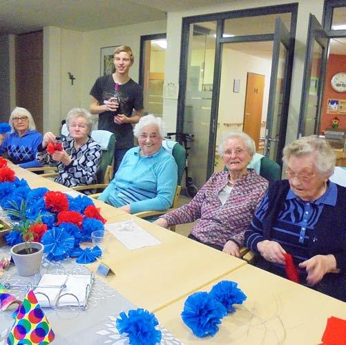 Carneval hielt auch in der Kreativgruppe der