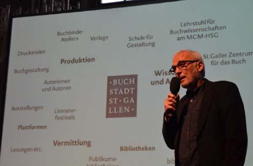 4.2 Buchstadt St.Gallen Eines der Projekte aus dem Standortforum, Buchstadt St.Gallen, hat von der Region auf der Basis des Vorprojekts eine Anschubfinanzierung für die Jahre 2012 und 13 erhalten.