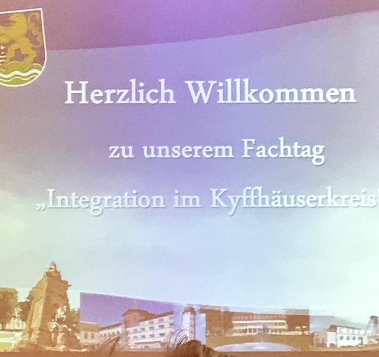 Beim Fachtag " Integration im Kyffhäuserkreis " tauschten Akteure vor Ort u.a. mit der Thüringer Integrationsbeauftragten Mirjam Kruppa Informationen und Erfahrungen aus.