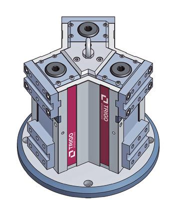 TRIGO Kompakt-Spannturm T3 - SCS 120 mechanisch 5.210 Mehrfachspannsystem passend auf die 4. und 5.