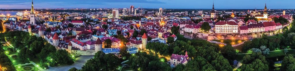 DIE TOUR Die Welt wird immer digitaler. Eine der wohl am weitesten entwickelten Städte im Bereich der digitalen Informationsverarbeitung, -verbreitung und -nutzung ist Tallinn.