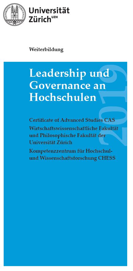 Informationen zur Anmeldung und den Kosten finden sich in der Kursbroschüre und auf der CAS Homepage www.caslg.uzh.ch Besten Dank für Ihre Aufmerksamkeit!