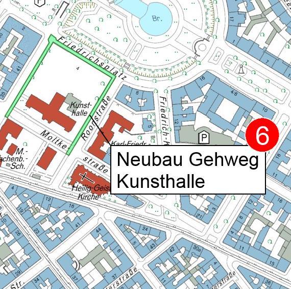 2 6 Neubau Gehweg Kunsthalle Projektnummer: 8.