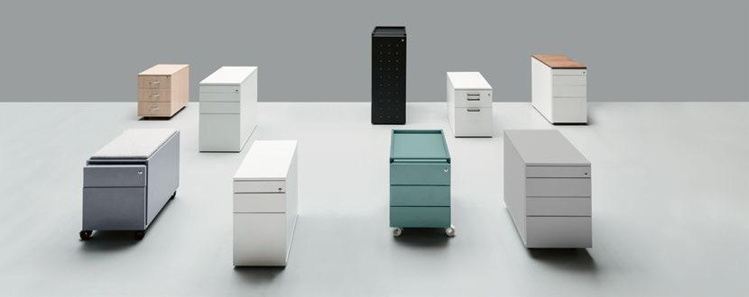 PEDESTALS CONTAINER The K2 pedestals complement the choice of our furniture and are compatible with the office furniture ranges and reception counters.