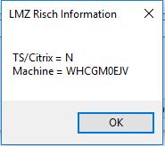 Damit kann vorab geprüft werden, ob die gewünschte Angabe des lokalen Computers im Feld Machine korrekt aufgeführt ist oder nicht. TS/Citrix ist das Kennzeichen in der Registry.