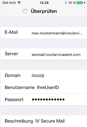 Email : Firmen E-Mail Adresse Server : secmail.ivoclarvivadent.