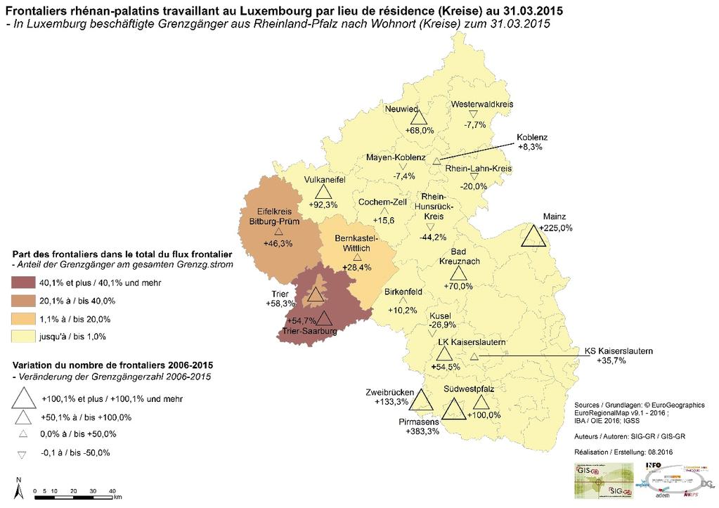 Quelle: IGSS Luxemburg-Pendler wohnen zu über 90% in der