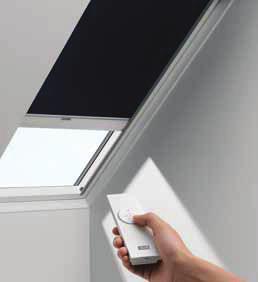 Bedienung Hitze- und Sonnenschutzprodukte bilden die optimale Ergänzung zu Ihrem Dachfenster unabhängig von dem bei Ihnen vorhandenen Modell.