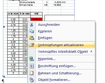 Da normalerweise die Excel- Datei schon vorhanden ist, kann Aus Datei erstellen ausgewählt werden. Über den Button Durchsuchen wird die entsprechende Datei ausgewählt.