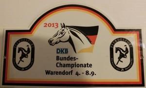 September 2013 Bundeschampionat in Warendorf vom 04.-08.09.