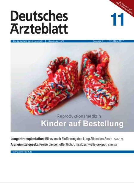 Print Ausgabe Deutsches Ärzteblatt aerzteblatt.