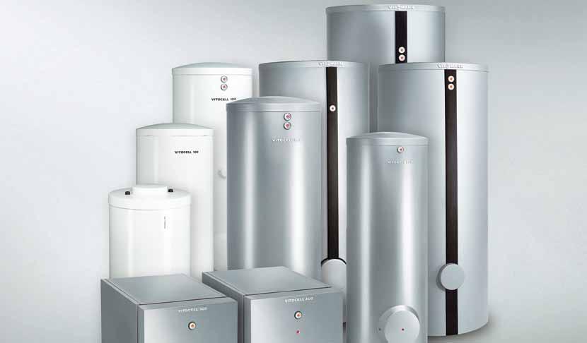 Systemtechnik Warmwasser Das Vitocell Programm von Viessmann bietet für jeden Bedarf den richtigen Warmwasserspeicher und ist ideal auf den jeweiligen Gas-Heizkessel bzw. das Solarsystem abgestimmt.