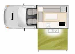 liebten Campervan-Markt gebracht: z.b. den Euro Star mit einem «Drop-Down»-Doppelbettsystem,