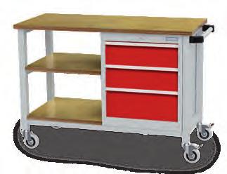 Mobile Logistik-Systeme Werkstattwagen und Mobile Werkbänke Tiefe 500 R 18-16 Bitte geben Sie bei der Bestellung immer die Farbe an.