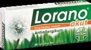 38% Tropfen Kombipack 5,65 ** 3,49 (34,90 / 100 ml) 56% Lorano akut Antiallergikum* 20 oder Wirkstoff: Loratadin. Be
