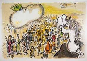 Marc Chagall Der Exoduszyklus Ausstellung im Landesmuseum für Kunst und Kulturgeschichte Von Olaf Grobleben Millionen Menschen sind derzeit auf der Flucht.