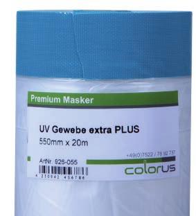 Colorus Gipser Masker Tape PLUS extra stark Colorus UV Gewebeband PLUS Masker mit