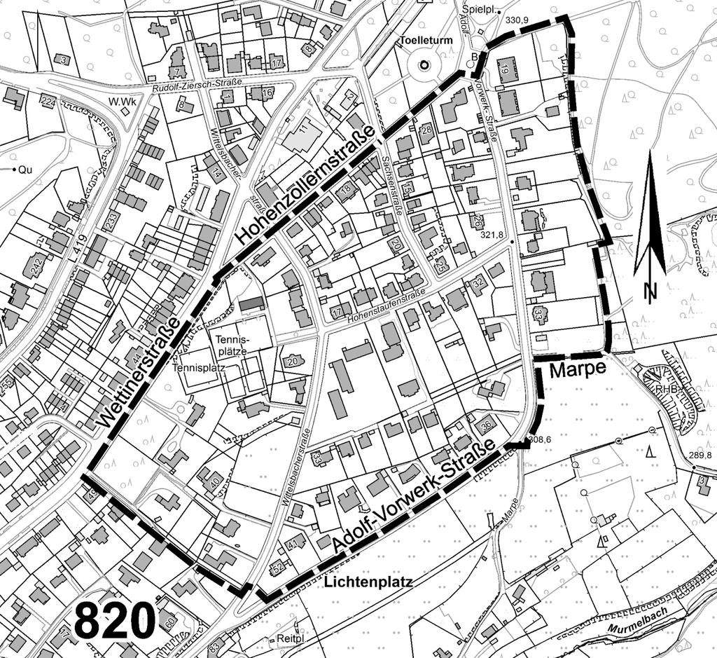7 von 18 Planungsziel: Bereinigung des Planungsrechts Die Bebauungspläne 820 und 1213 haben identische Geltungsbereiche.