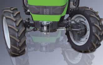 Das optionale Kriechganggetriebe kann äußerst vorteilhaft sein, vor allem, wenn der Agrokid in Treibhäusern oder bei der Feldarbeit genutzt wird.