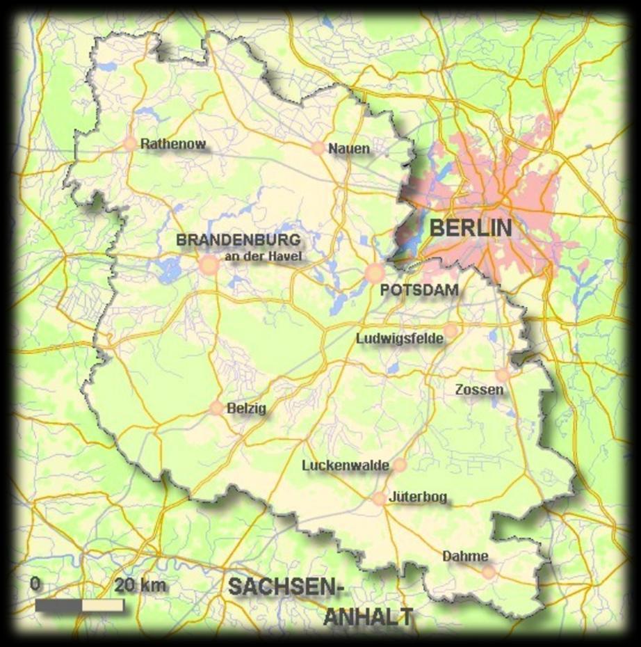 Investmentstrategie Das Planungsgebiet Havelland-Fläming (Brandenburg) liegt südwestlich von Berlin / Potsdam bietet hervorragende Voraussetzungen für Windenergienutzung Ist eines der