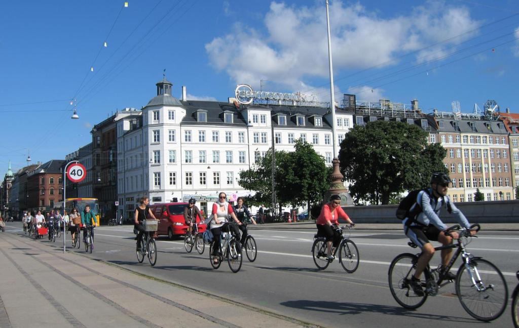 Radfahren als normale Mobilitätsform stressfrei Foto: Meschik, Kopenhagen Institut für