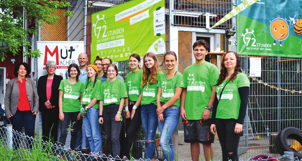Alle vier Jahre werden dabei in 72 Stunden in ganz Deutschland Projekte um gesetzt, die die Welt ein Stückchen besser machen. 160.000 junge Menschen haben in diesem Jahr mit gemacht.