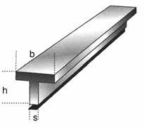 STANGEN / FLUTZPROFILE T- UND Z-PROFILE T-Profile EN AW- T66 (AlMgSi 0,5 F22) Herstellungslänge 6.